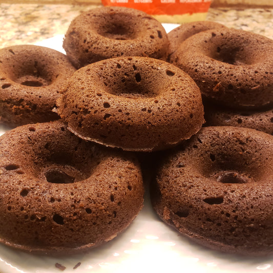 Low Carb Chocolate Protein Donuts