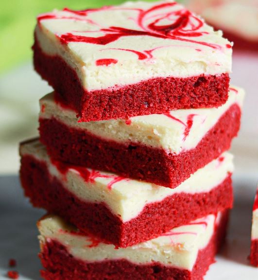 Red Velvet Cheesecake Bars